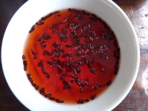 red yeast rice in a cup